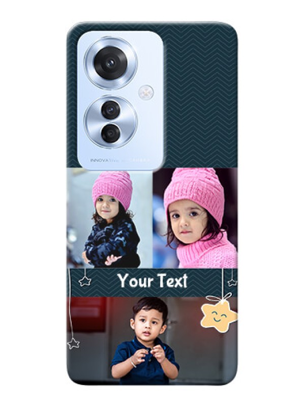 Custom Oppo F25 Pro 5G Mobile Back Covers Online: Hanging Stars Design