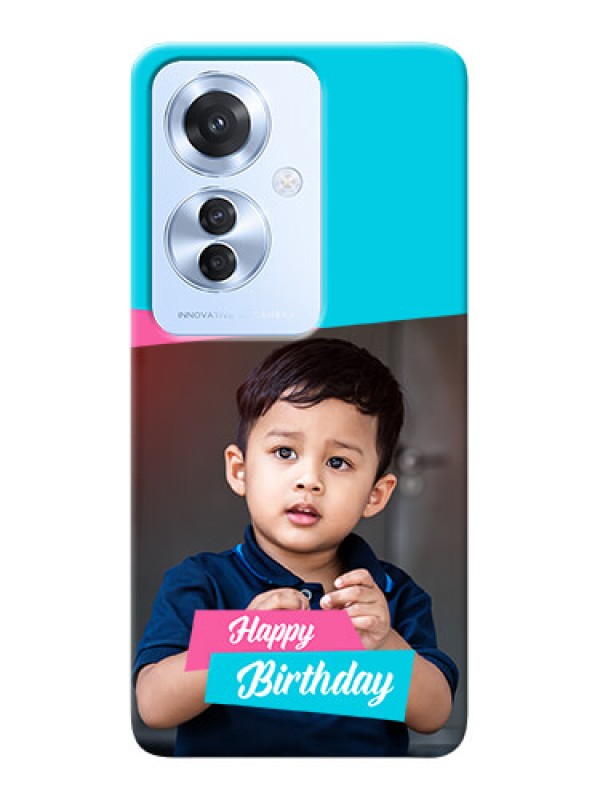 Custom Oppo F25 Pro 5G Mobile Covers: Image Holder with 2 Color Design