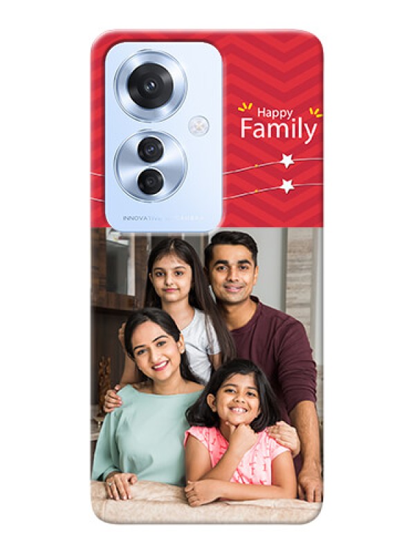 Custom Oppo F25 Pro 5G customized phone cases: Happy Family Design