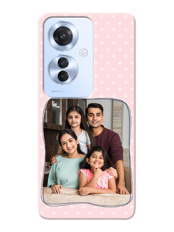 Custom Oppo F25 Pro 5G Personalized Phone Cases: Family with Dots Design