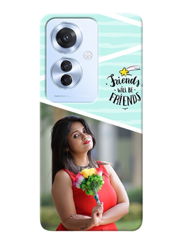 Custom Oppo F25 Pro 5G Mobile Back Covers: Friends Picture Icon Design