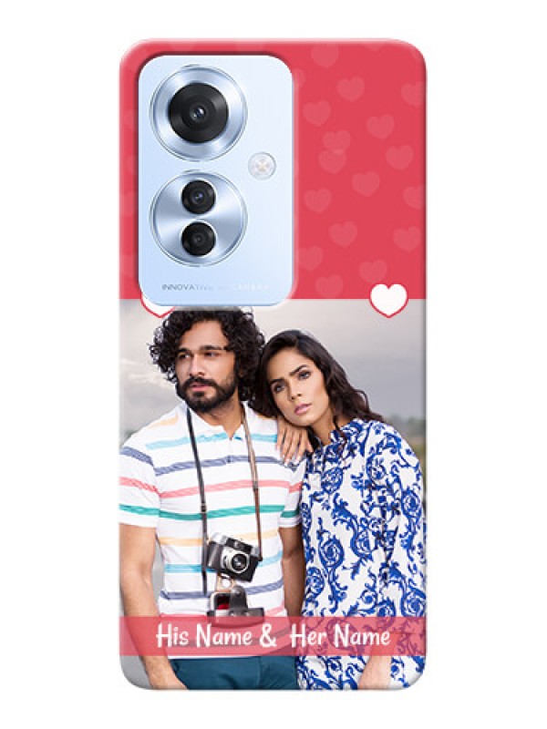 Custom Oppo F25 Pro 5G Mobile Cases: Simple Love Design