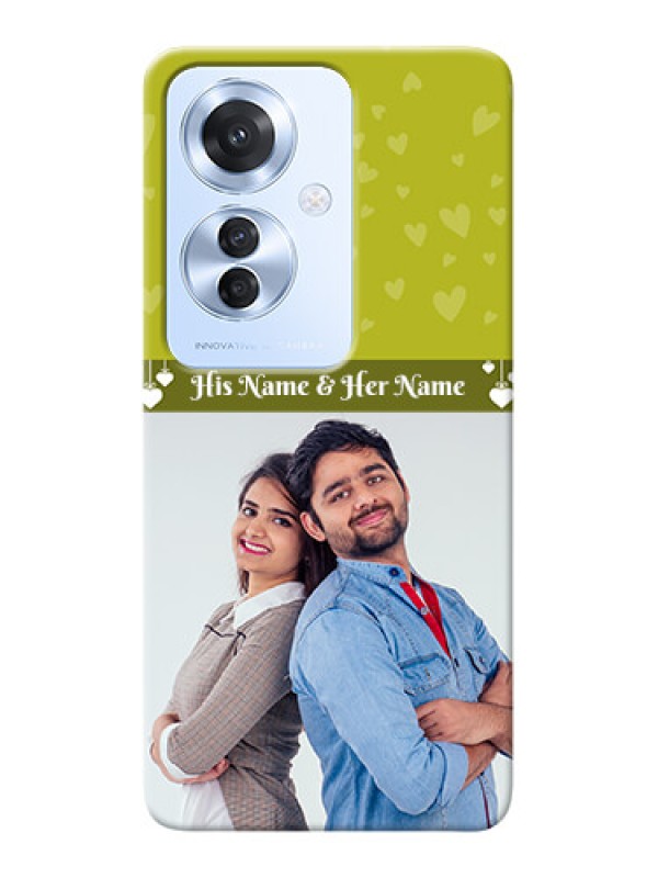 Custom Oppo F25 Pro 5G custom mobile covers: You And Me Heart Design