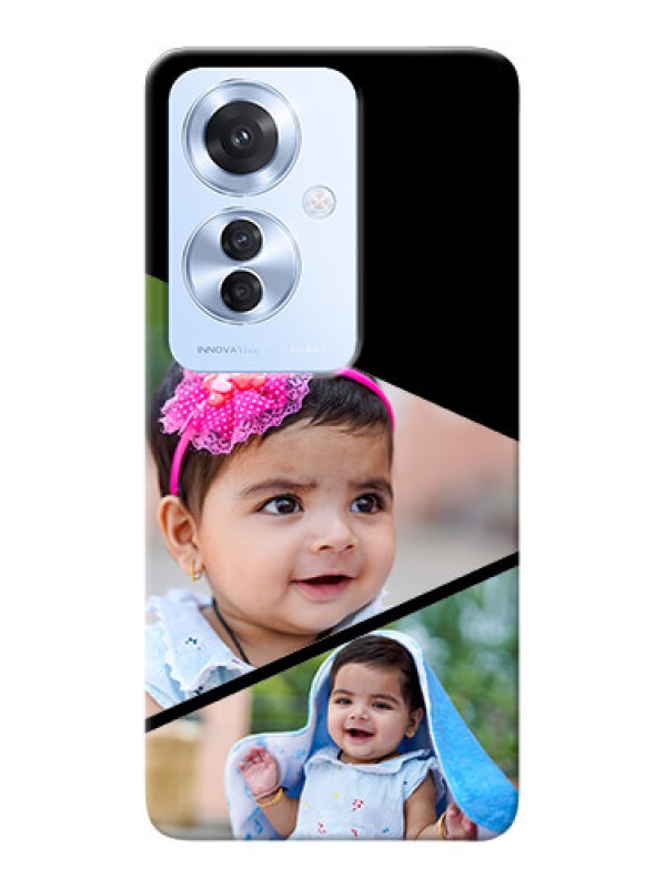 Custom Oppo F25 Pro 5G mobile back covers online: Semi Cut Design