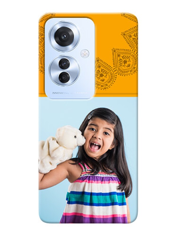 Custom Oppo F25 Pro 5G custom mobile back covers: Photo Wedding Design