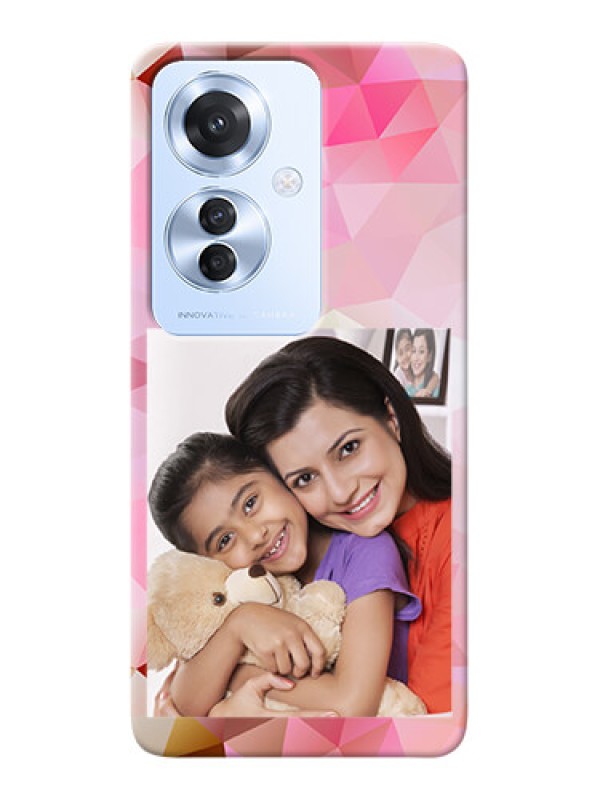 Custom Oppo F25 Pro 5G Personalized Phone Covers: Abstract Triangle Design