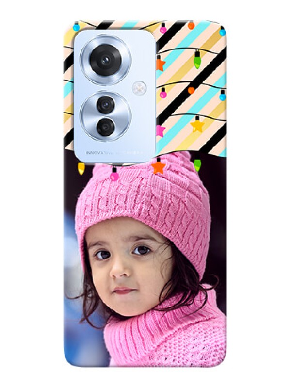 Custom Oppo F25 Pro 5G Personalized Mobile Covers: Lights Hanging Design
