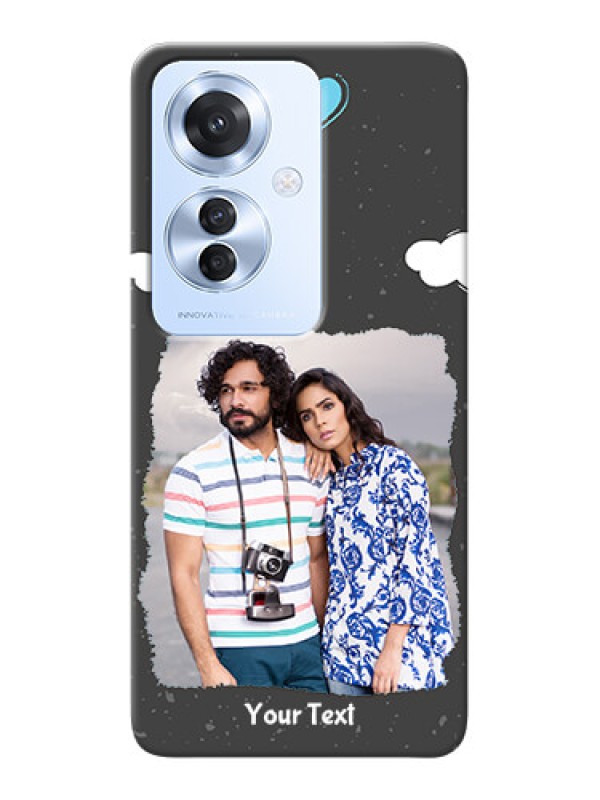 Custom Oppo F25 Pro 5G Mobile Back Covers: splashes with love doodles Design