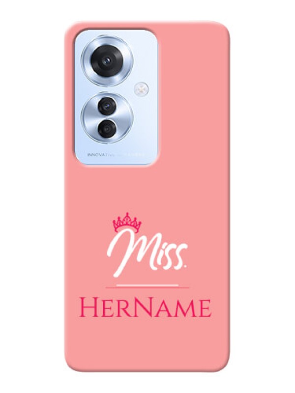 Custom Oppo F25 Pro 5G Custom Phone Case Mrs with Name