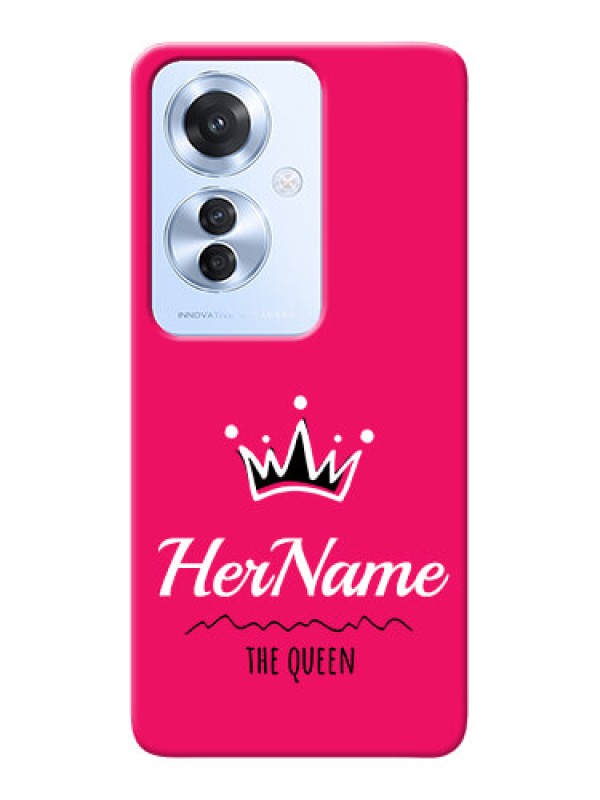 Custom Oppo F25 Pro 5G Queen Phone Case with Name