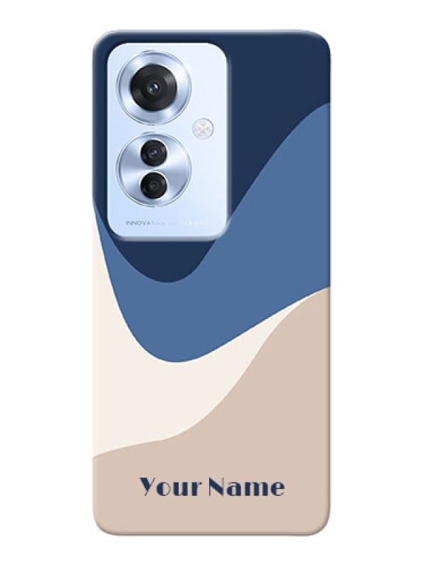 Custom Oppo F25 Pro 5G Custom Phone Case with Abstract Drip Art Design