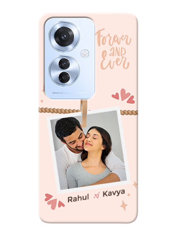 Custom Oppo F25 Pro 5G Custom Phone Case with Forever and ever love Design