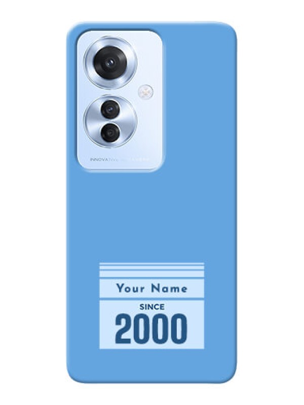 Custom Oppo F25 Pro 5G Custom Mobile Case with Custom Year of birth Design