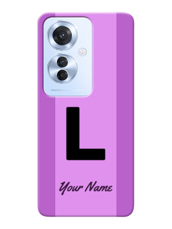 Custom Oppo F25 Pro 5G Custom Phone Case with Tricolor custom text Design