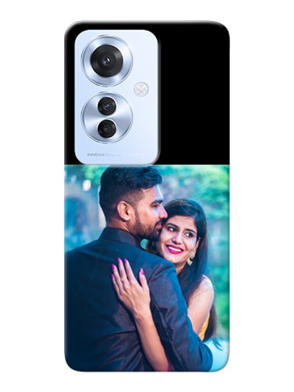 Custom Oppo F25 Pro 5G Custom Hard Phone Case - Upload Full Picture With Custom Color Design