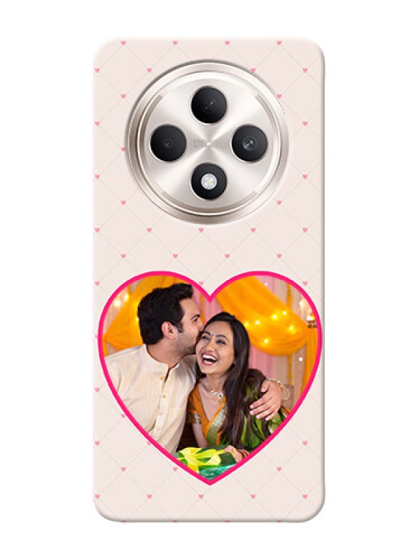 Custom Oppo F27 5G Personalized Mobile Covers: Heart Shape Design