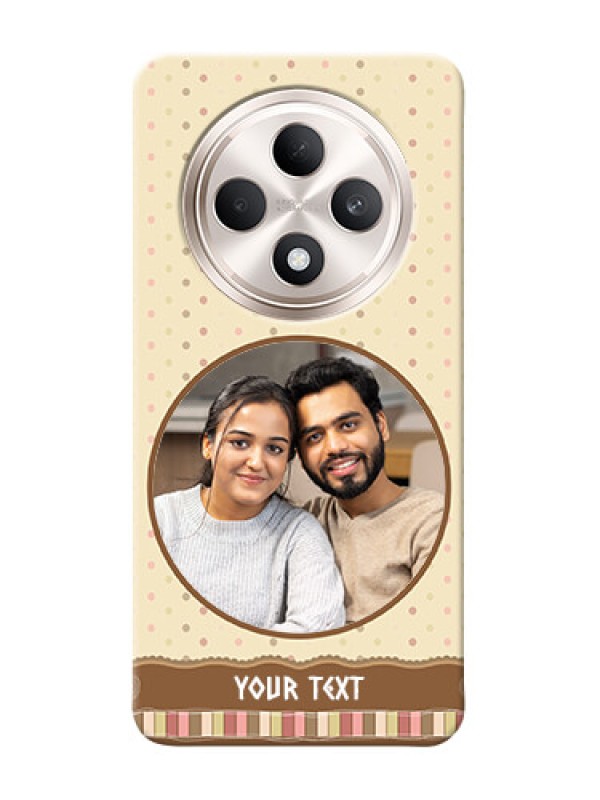 Custom Oppo F27 5G Mobile Cases: Brown Dotted Mobile Case Design