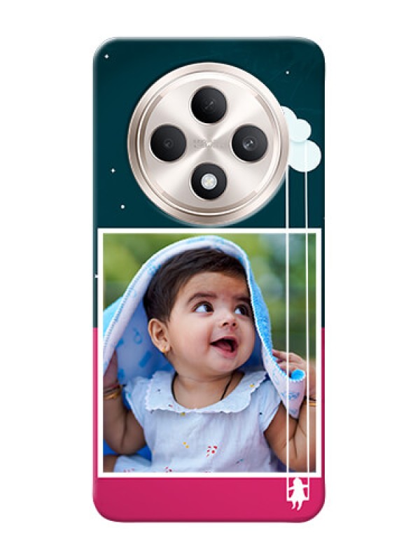 Custom Oppo F27 5G custom phone covers: Cute Girl with Cloud Design