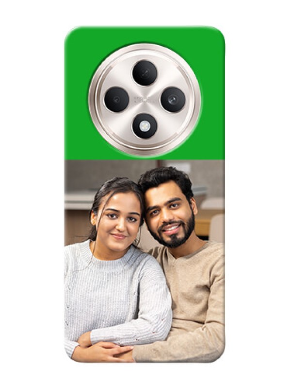 Custom Oppo F27 5G Personalised mobile covers: Green Pattern Design