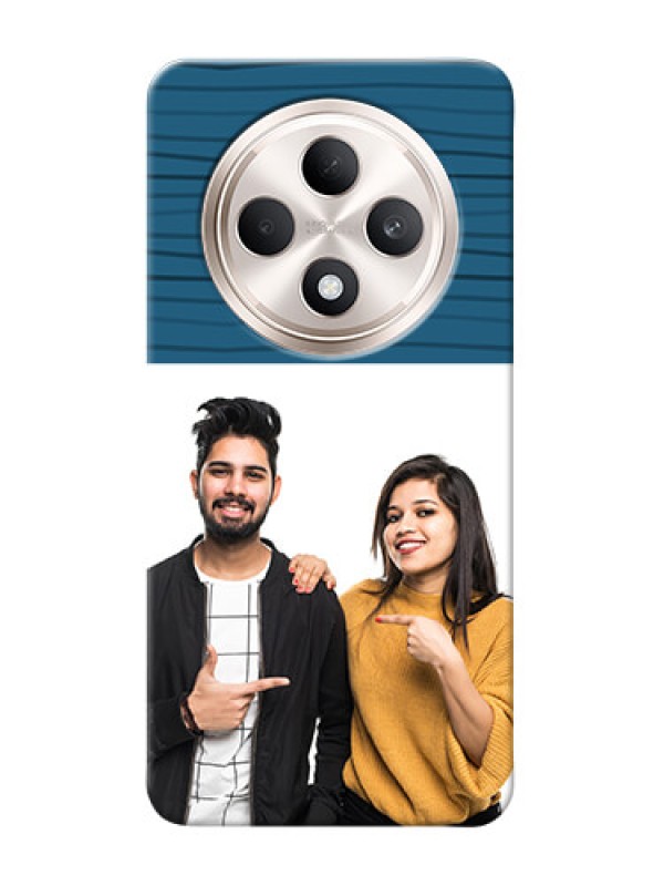 Custom Oppo F27 5G Custom Phone Cases: Blue Pattern Cover Design