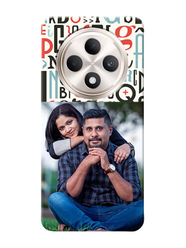 Custom Oppo F27 5G custom mobile phone covers: Alphabet Design