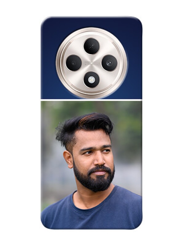 Custom Oppo F27 5G Mobile Cases: Simple Royal Blue Design