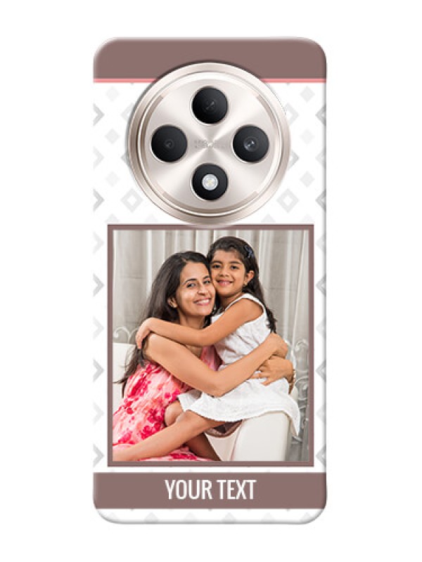 Custom Oppo F27 5G custom back covers: Simple Diamond Design