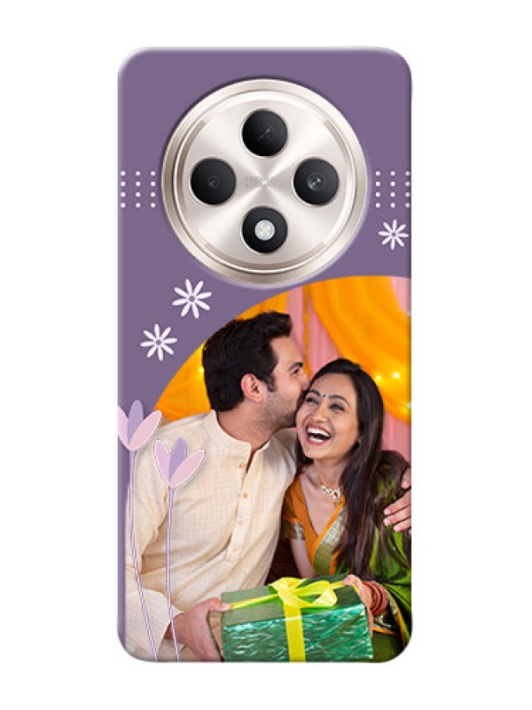 Custom Oppo F27 5G Phone covers for girls: lavender flowers design