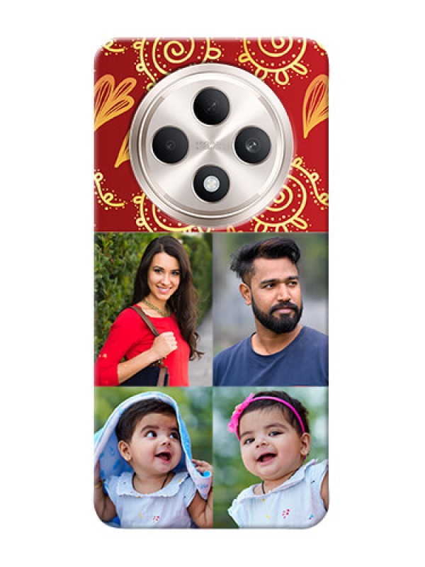 Custom Oppo F27 5G Mobile Phone Cases: 4 Image Traditional Design