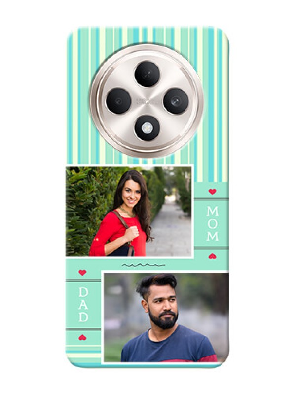 Custom Oppo F27 5G custom mobile phone covers: Mom And Dad Pic Design