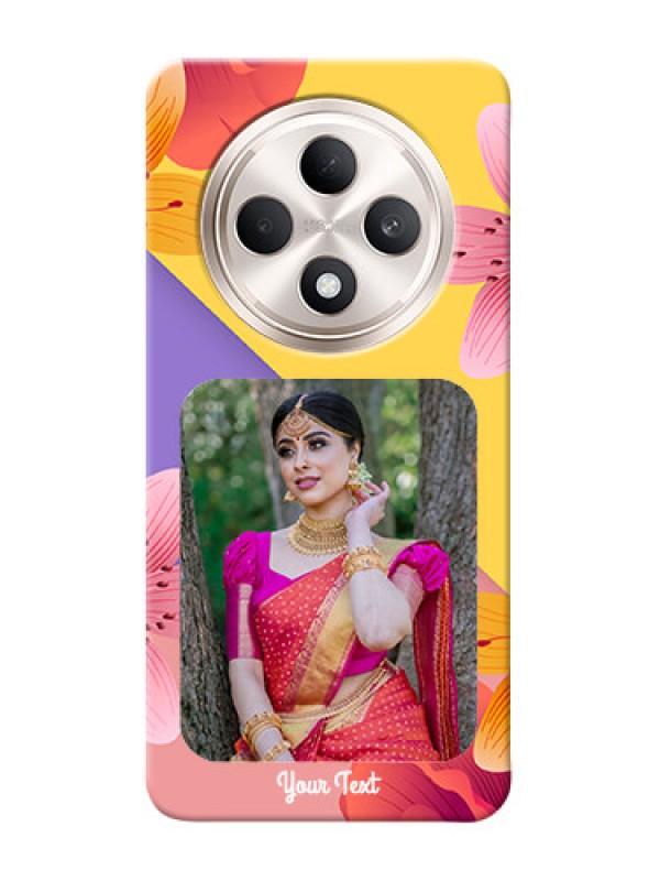 Custom Oppo F27 5G Mobile Covers: 3 Image With Vintage Floral Design