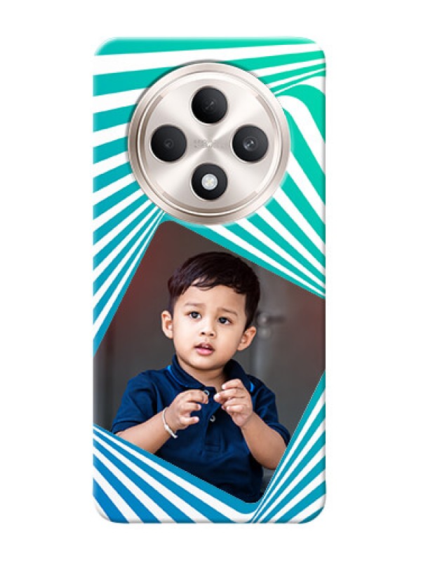 Custom Oppo F27 5G Personalised Mobile Covers: Abstract Spiral Design