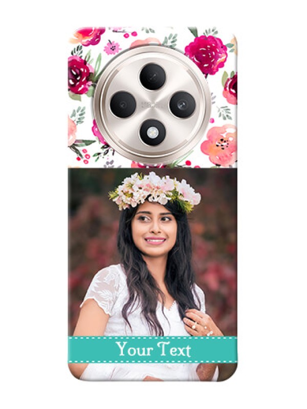 Custom Oppo F27 5G Personalized Mobile Cases: Watercolor Floral Design