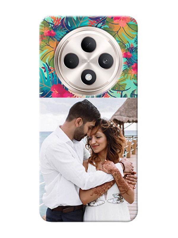 Custom Oppo F27 5G Personalized Phone Cases: Watercolor Floral Design