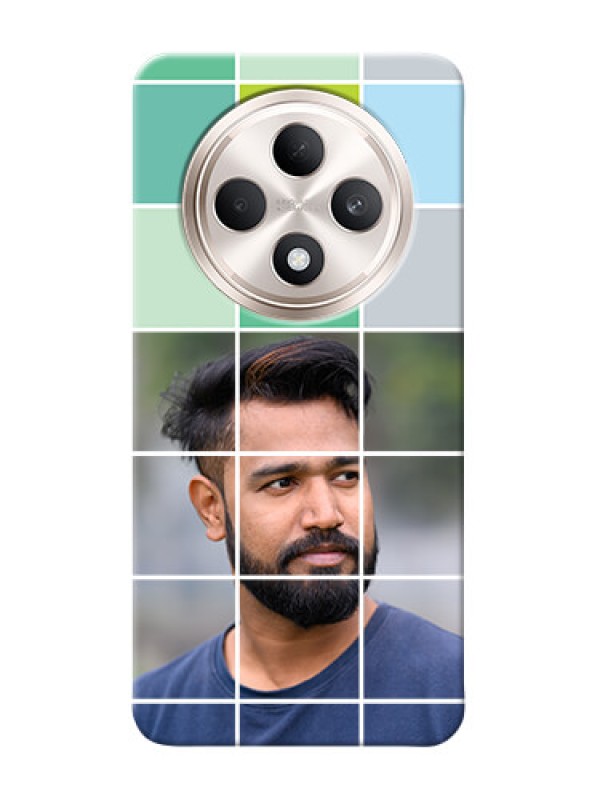 Custom Oppo F27 5G personalised phone covers with white box pattern