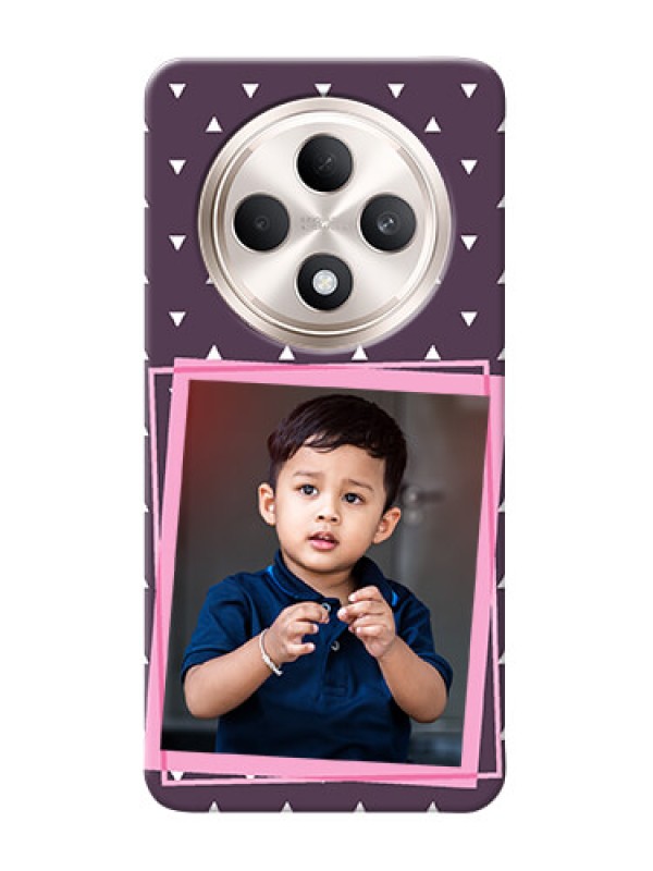 Custom Oppo F27 5G Phone Cases: Triangle Pattern Dotted Design