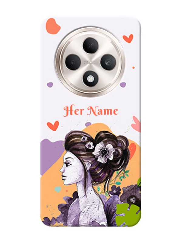 Custom Oppo F27 5G Personalized Phone Case with Woman And Nature Design