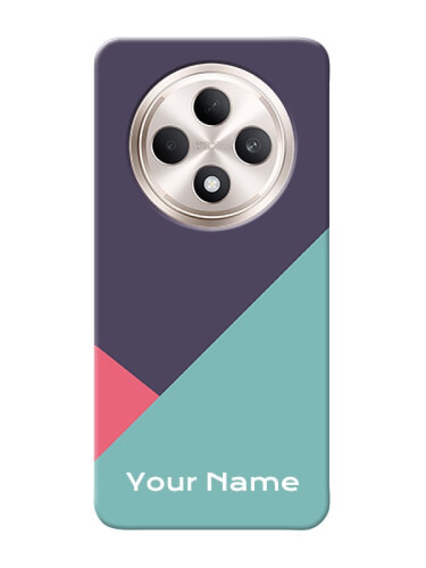 Custom Oppo F27 5G Custom Mobile Case with Tri Color abstract Design