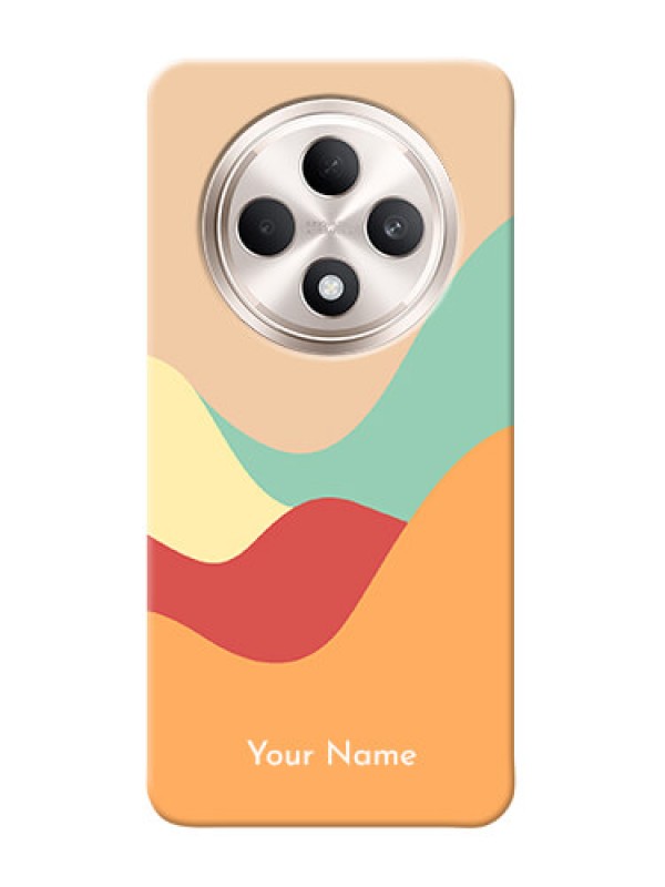 Custom Oppo F27 5G Personalized Phone Case with Ocean Waves Multicolour Design