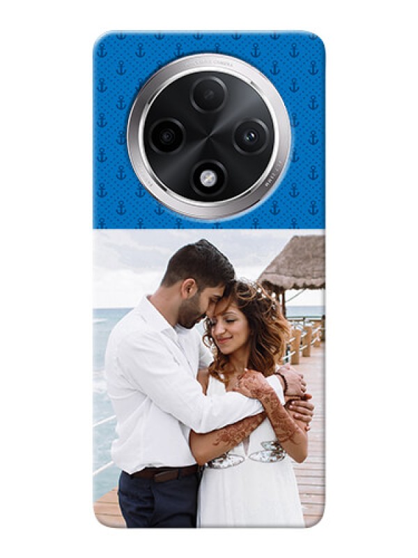 Custom Oppo F27 Pro Plus 5G Mobile Phone Covers: Blue Anchors Design