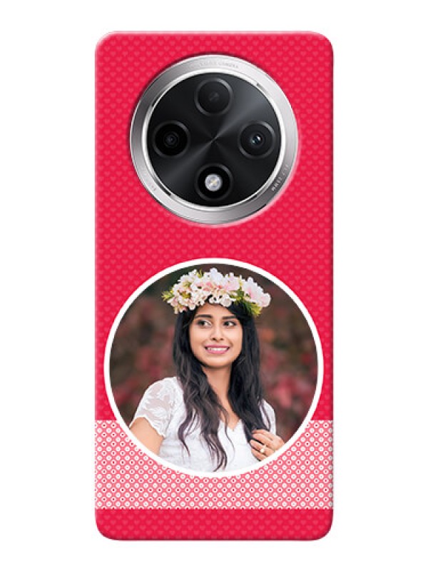 Custom Oppo F27 Pro Plus 5G Mobile Covers Online: Pink Pattern Design