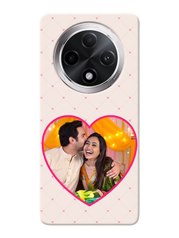 Custom Oppo F27 Pro Plus 5G Personalized Mobile Covers: Heart Shape Design