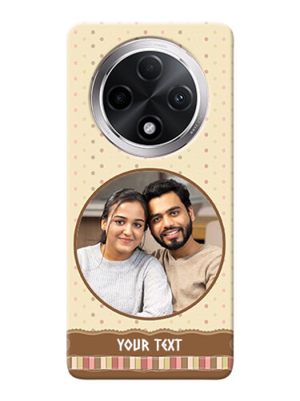 Custom Oppo F27 Pro Plus 5G Mobile Cases: Brown Dotted Mobile Case Design