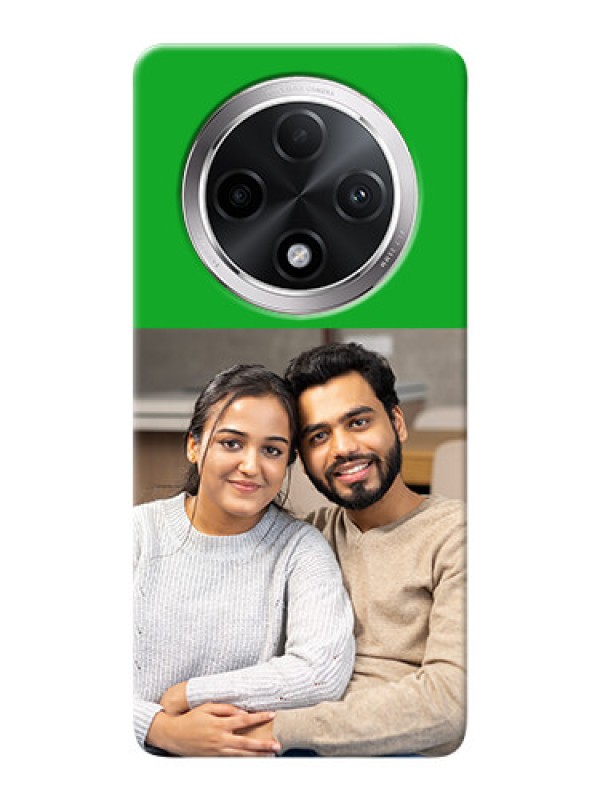 Custom Oppo F27 Pro Plus 5G Personalised mobile covers: Green Pattern Design