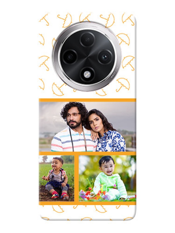 Custom Oppo F27 Pro Plus 5G Personalised Phone Cases: Yellow Pattern Design