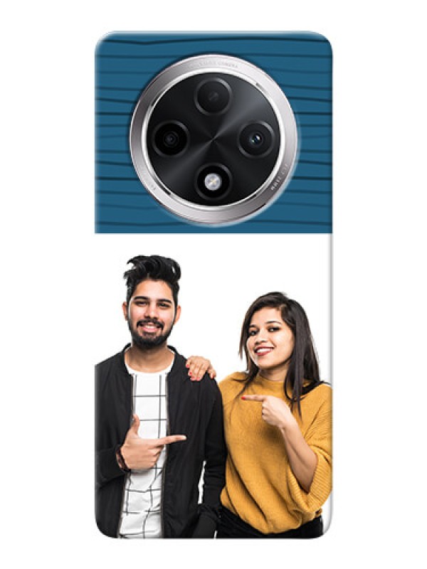 Custom Oppo F27 Pro Plus 5G Custom Phone Cases: Blue Pattern Cover Design