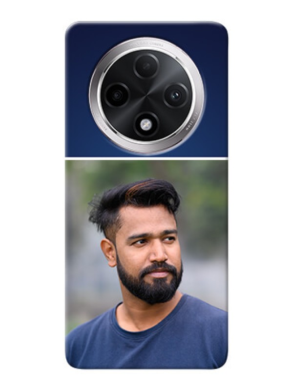 Custom Oppo F27 Pro Plus 5G Mobile Cases: Simple Royal Blue Design