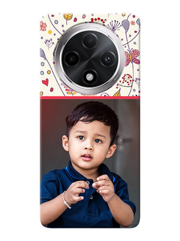 Custom Oppo F27 Pro Plus 5G phone back covers: Premium Floral Design