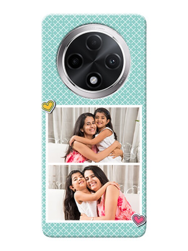 Custom Oppo F27 Pro Plus 5G Custom Phone Cases: 2 Image Holder with Pattern Design