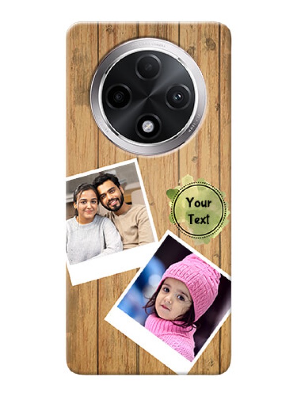 Custom Oppo F27 Pro Plus 5G Custom Mobile Phone Covers: Wooden Texture Design